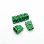 10PCS Screw PCB Terminals KF7620 7.62mm Pitch 2P/3Pin Stackable Green Connector
