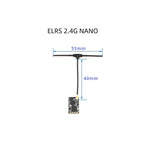 ELRS Receiver 2.4 GHz/915 MHz ExpressLRS High Refresh Rate Drone Communication Antenna for HD Video Transmission and FPV Antenna