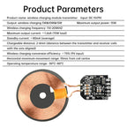 5W 10W 15W Wireless Charging Module Transmitter PCBA Wireless Charger Motherboard Magnetic Wireless Charging Motherboard + Coil