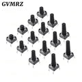 50PCS 6x6 Push Button Switch DIP 6X6X4.3 Light Touch Switch 6*6*4.3/5/6/7/8/9/10/11/12/13MM The Power Switch 4Pin