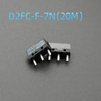 2pcs Original Mouse Micro Switch D2FC-F-7N 10M 20M OF For Logitech G502 D2FC-F-K 50m 60MN D2F-F D2F-01FL D2F-01F-T D2F-F-3-7