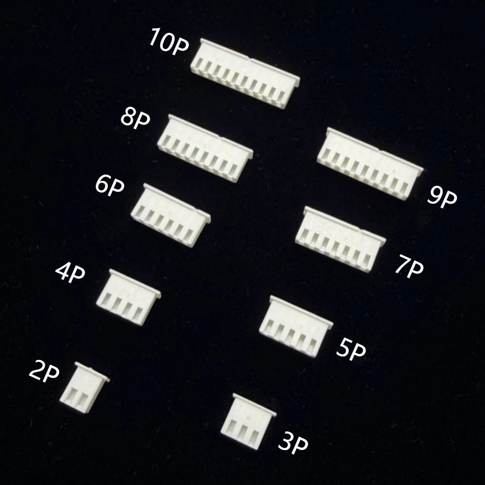 10pairs JST XH2.54 2/3/4/5 Pin Terminals Plastic Shell Male Plug Female Socket Wire Connector XH 2.54 2P 3P 4P 5P 6P 7P 8P 9P