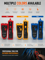 High Precision Network Cable Tracker Digital Signal Network Cable Tester Anti-Interference Noise-Free Support for PoE Testing