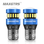 2x W5W T10 LED Canbus Light Bulbs Car Interior Reading Parking Lights White Red Yellow No Error 12V for BMW Audi Mercedes BENZ