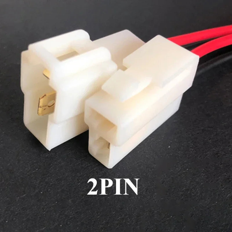 1Set 1/2/3/4/6/8P 6.3mm Automobile Harness Connector 15cm High Current Equipment Cable Male Female Plug Butt Joint 0.75mm2 18AWG