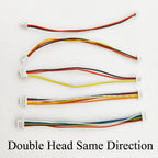 10/20Pcs JST SH1.0 SH 1.0mm Wire Cable Connector 2/3/4/5/6/7/8Pin Terminal Plug Electronic Line 28AWG 10cm Single/Double Head