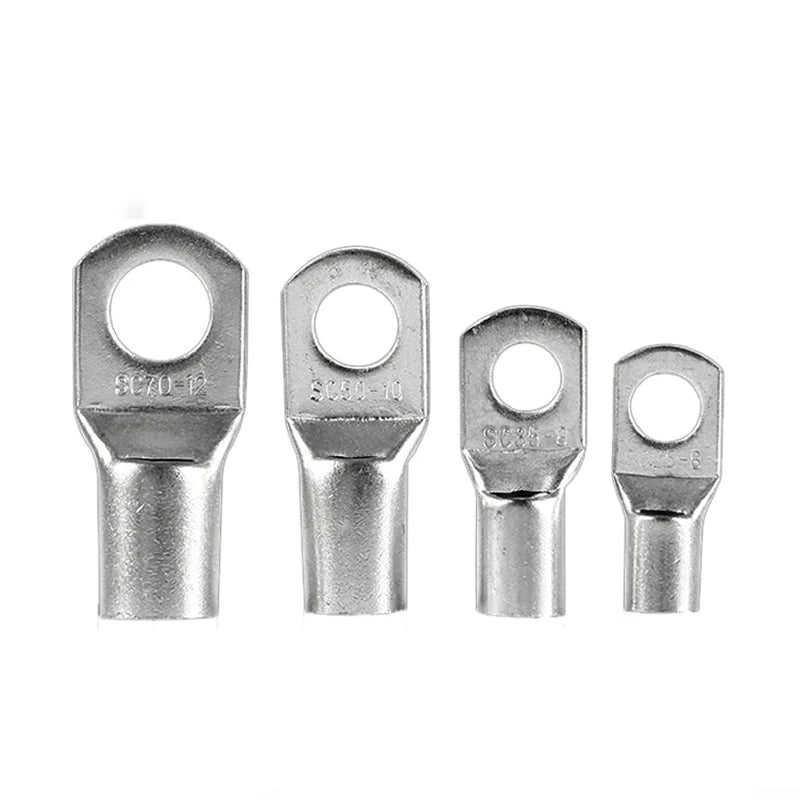 100pcs Copper Lug Ring Wire Connector Cable lug Electric lugs Terminal SC6-5 SC6-6 SC6-8 SC10-6 SC10-8 SC16-6 SC16-8 SC25-6