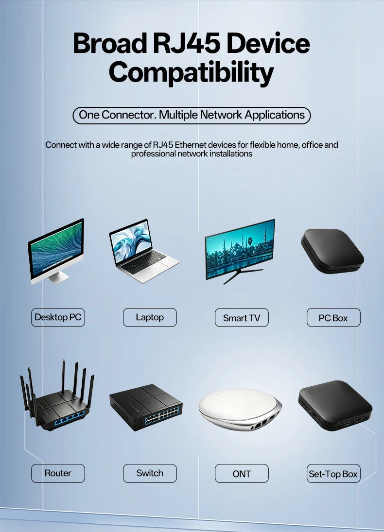 BYXGD CAT6A Tool‑Free Shielded RJ45 Connector 10Gbps 500MHz Reusable STP Ethernet Plug No Crimp Tool for 22‑26AWG Network Cable