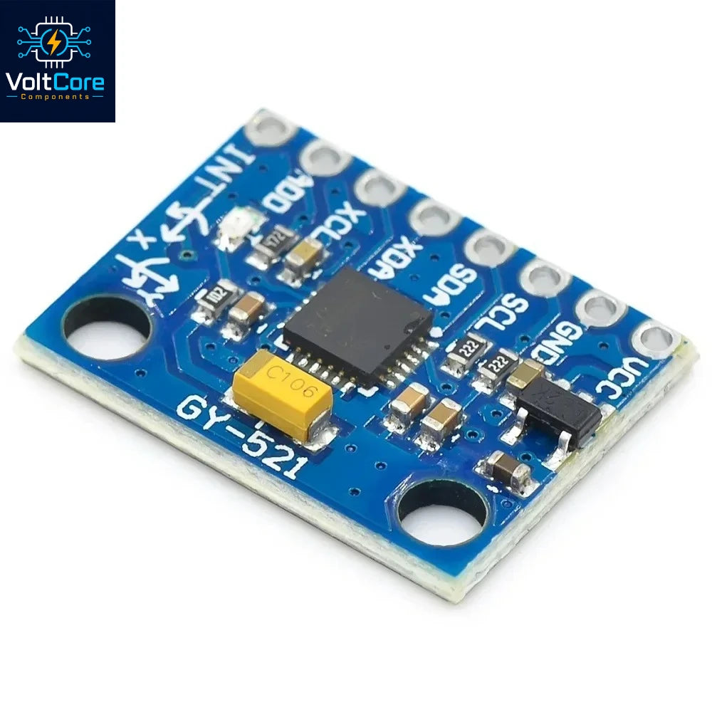 GY-521 MPU-6050 MPU6050 3 Axis Analog Gyroscope Sensors + Accelerometer Module IIC For Arduino Quadcopter Drone 3-5V DC