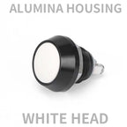 1Pcs 2Pin Mini Switch 12mm  2A waterproof switch  momentary Push button Switch reset Non-locking metal shell 1NO 36V color