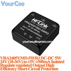 5W 6W 10W DC-DC Isolated Converter Power Supply Module 24V 12V to 15V/5V/12V 24v to 5V/12V VRB1224YMD VRB2424YMD VRA2424YMD