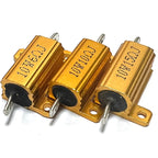 1PCS RX24 10W 1.5R/2.2R/2.5R/3R/3.3R/4R/4.7R/5R/6R/8R/10R/15R/20R/22R R Ohm Aluminum Power Metal Shell Case Wirewound Resistor