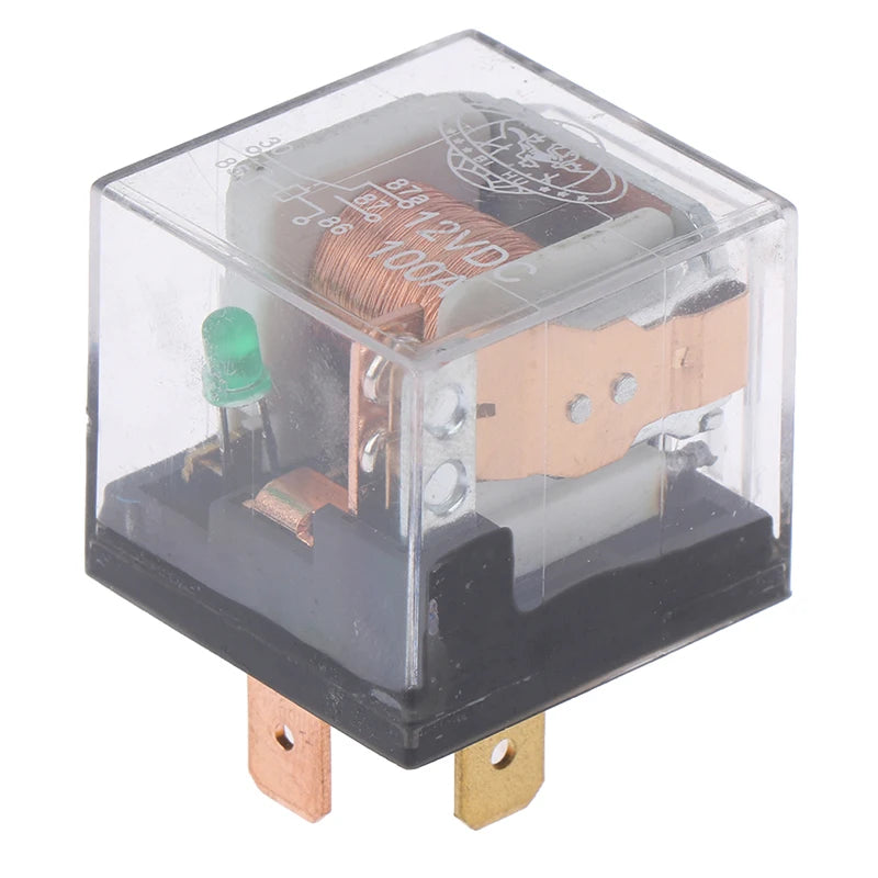 1pc Waterproof Automotive Relay 12V 100A 5Pin 4Pin SPDT Car Control Device Car Relays DC 24V High Capacity Switching