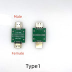 1PCS HDMI A Male to Male Test Board with PCB Board Transfer A Type Male to Female Base Mutual Conversion Circuit Board Fixture