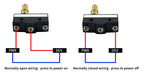 10Pcs SPDT NO+NC Hinge Roller Lever Microswitch Action Switch