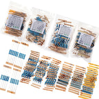 1/4W 1/2W 1W 2W 3W Resistance Set 1% Metal Film Resistor Assortment Kit 1K~820K 0.1R~750R 10K 6.8R 7.5R 47R 41R