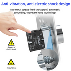 XB2 Series Metal Button Switch Self Reset Small Mushroom Head Middle Seat Emergency Stop 22mm Knob Key Start Inching Power on