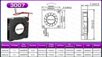 2PCS 5V USB Brushless Blower Cooling Fan USB Ventiliator Computer Case Cooler  PBT CPU Radiator USB Fan PC USB Gadgets