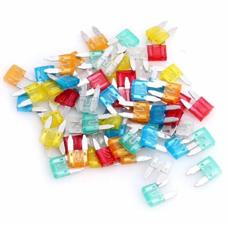 60 pcs 5-30A Automotive Blade Fuse Kits Blade Type Fuse Replacement for Car/RV/Truck/Motorcycle/Boat etc