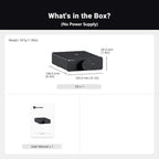 Fosi Audio V3 Stereo Power Amplifier 300W *2 TPA3255 Class D Mini Amp 2 Channel Audio Amplifier for Subwoofer Passive Bookshelf