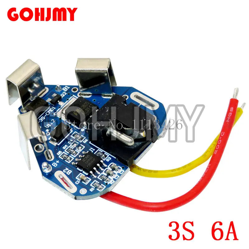 3S 6A 8A 10A 20A 25A 30A 40A 60A Li-ion Lithium Battery 18650 Charger PCB BMS Protection Board For Drill Motor Lipo Cell Module