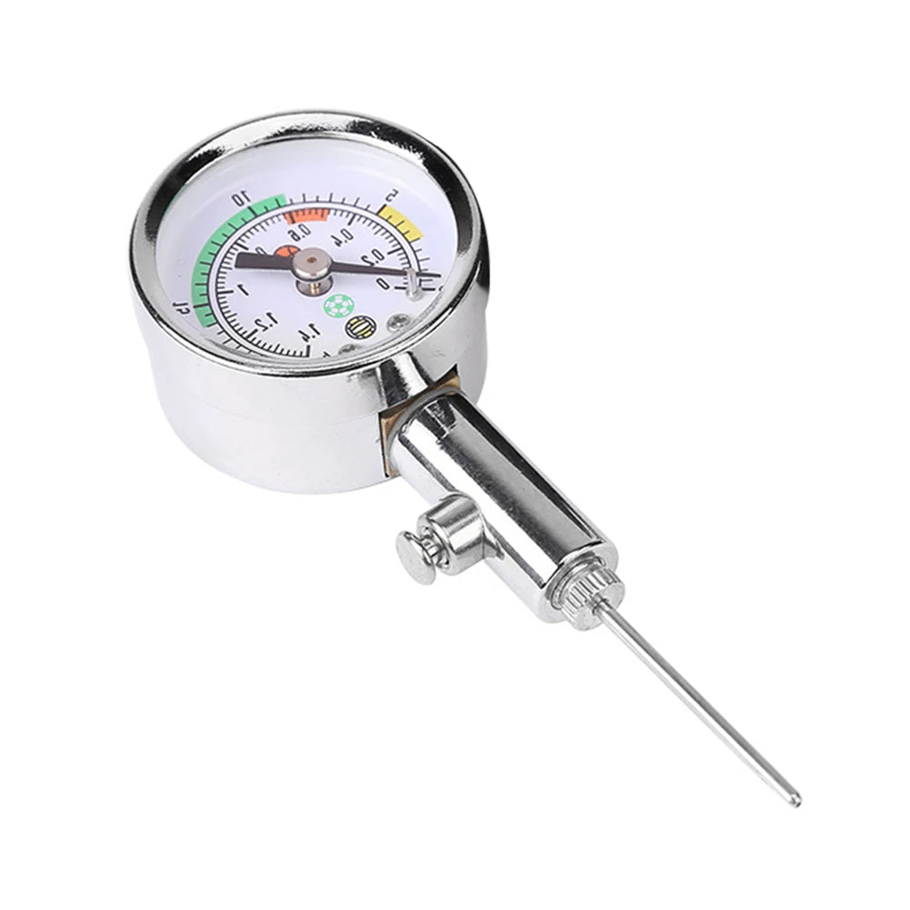 Soccer Ball Pressure Gauge Air Watch Or 3PCS Needle Football Volleyball Barometers Portable Air Release Valve Inflatable Tools