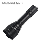 200 Yard T21 IR Flashlight Zoomable Focus 10 Watt 850nm-940nm LED Infrared Radiation Lamp Night Vision Torch Hunting Lantern