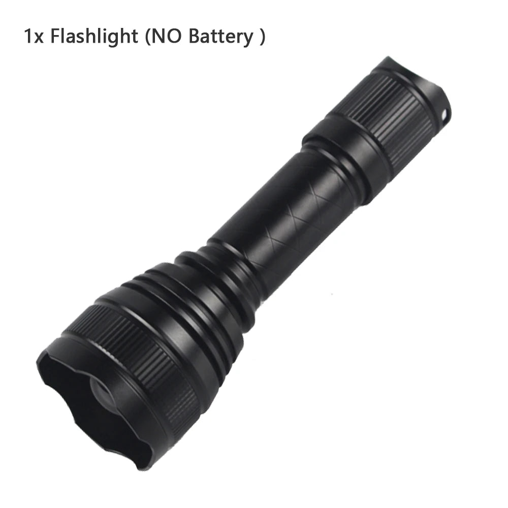 200 Yard T21 IR Flashlight Zoomable Focus 10 Watt 850nm-940nm LED Infrared Radiation Lamp Night Vision Torch Hunting Lantern