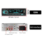 Hippcron Car Radio 1din Srereo MP3 Player Bluetooth FM Receiver With Remote Control AUX/USB/TF Support Phone Charging