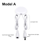 DC12V-24V Penetrable 25mm Wooden Panel Glass LED Light Touch Switch 60W Hidden Dimmer Sensor Switch For Closet Cabinet Lighting