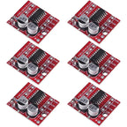1-100pcs Mini L298N DC Motor Driver, MX1508 Mini Dual Channel 1.5A 2 Way PWM Speed Controller Dual H-Bridge Replace Stepper