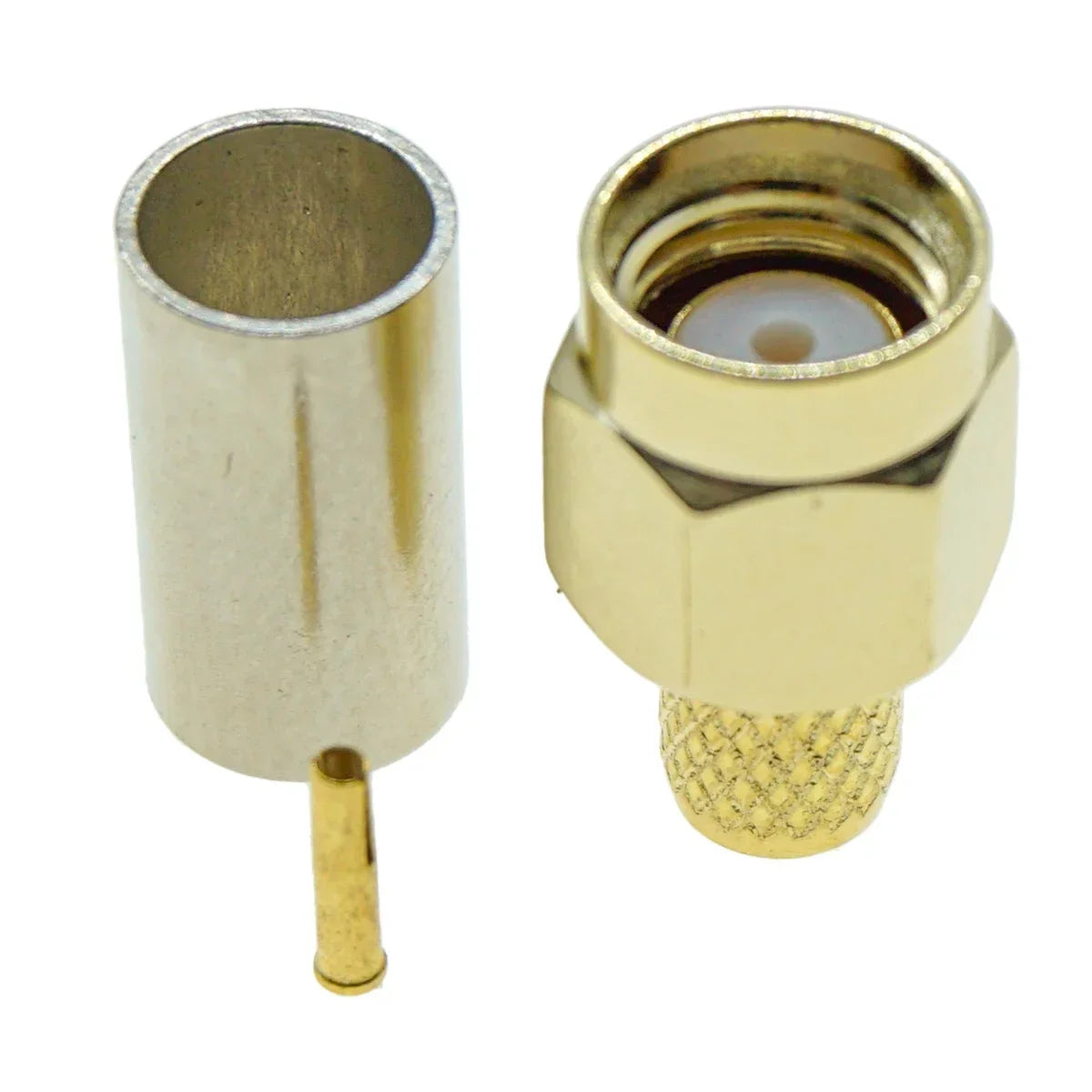 SMA Male Plug SMA Female Jack RPSMA RF Coax Coaxial Connector Crimp right angle LMR100 RG174 RG316 RG58 RG142 RG400 50-3 Cable