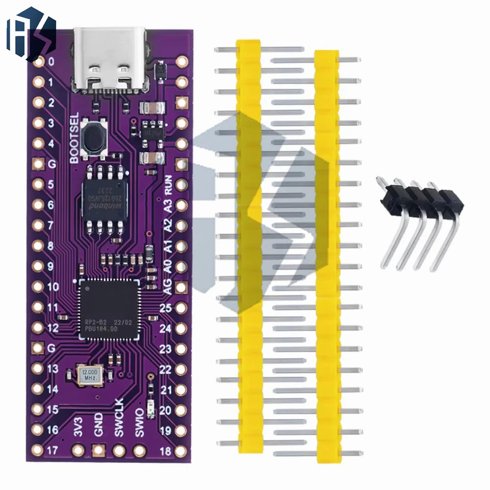 High-Performance Raspberry Pi Pico: RP2040 Microcontroller Board (Cortex-M0+ Dual-Core ARM Processor)
