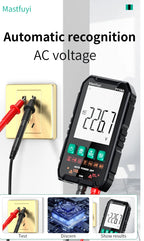 MASTFUYI Auto-Ranging Digital Multimeter High Precision 6000 Counts True RMS Tester Capacitance Ohm Hz Test Electrician Tools