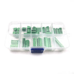 30Pcs/Box KF128 2.54mm PCB Mini Screw Terminal Block Connector KF128-2.54 2P 3P 4P 5P 6P 7P 8P 9P 10P 12P for 24-12AWG Wire