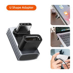 CABLETIME Type C Adapter 240W OTG USB C Adapter 8K 60Hz 40Gbps 90-Degree Converter USB4 Adapter for iPhone Adapter MacBook iPad