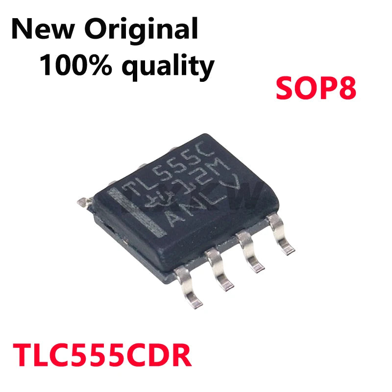 10-100/PCS New Original TLC555CDR TLC555C SOP8 Low-power timer chip In Stock