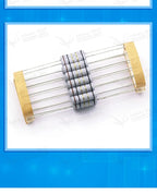 20PCS 2W 5% Wire Wound Resistor Fuse Winding Resistance 0.1 0.15 0.22 0.33 0.47 0.5 1 2.2 3.3 4.7 5.1 8.2 10 20 22 47 51 100 ohm