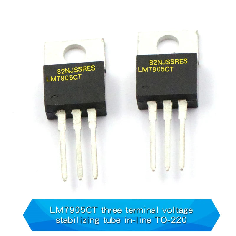 10Pcs LM7805CT CJ78M05 LM317BTG LM7905CT LM317T L7812CV LM317AT L7915CV TO220 L7805CD2T Voltage Regulator IC 5V 1.5A TO-220