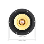AIYIMA 1Pcs 4 Inch Full Range Speaker Unit 4 8 Ohm 25W Speaker Tweeter Woofer Aluminum Bullet Audio Home Theater Loudspeaker