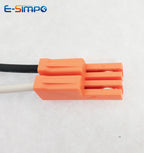 2pcs E26 Edison Screw ETL Approved LED Ceiling Recess Downlight Easy Install Lamp Base Socket With/Out 2p Orange Connector