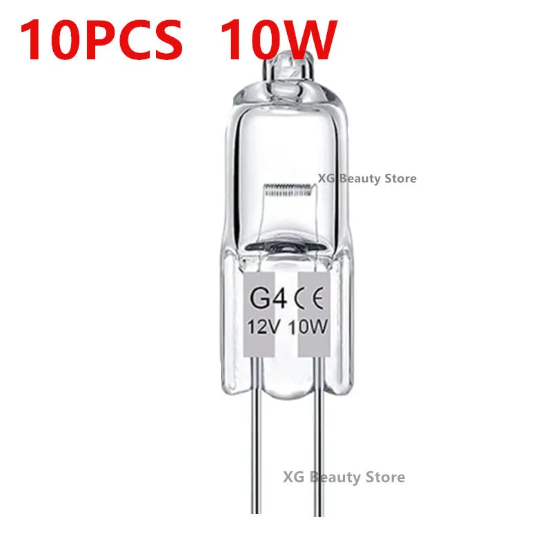 10/50/100PCS G4 12V 10W 20W LED Lamp Bulbs Eco Halogen Light Bulbs Capsule Inserted Beads Crystal Lamp Halogen Bulb Wholesale