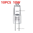 10/50/100PCS G4 12V 10W 20W LED Lamp Bulbs Eco Halogen Light Bulbs Capsule Inserted Beads Crystal Lamp Halogen Bulb Wholesale