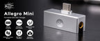 Linsoul Kiwi Ears Allegro Mini High-Fidelity Portable DAC USB C to 3.5/4.4mm Output with High Resolution 32bit/384kHz HiFi Amp