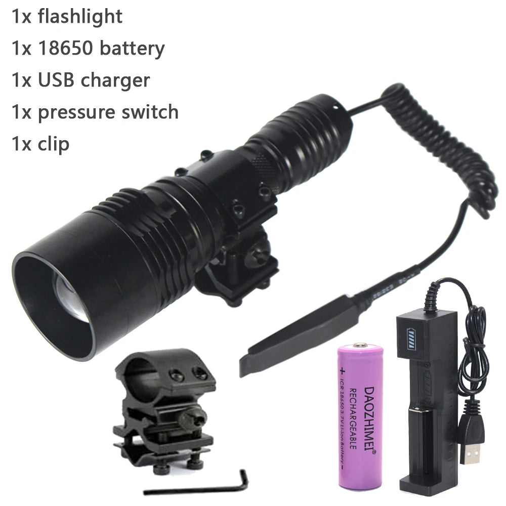 C11 infrared IR850nm&940nm LED Zoom High Bright Night Vision Infrared Fill Light Tactical Hunting Zoom Flashlight IR lighting