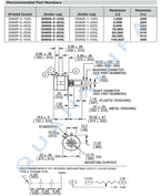 1Set 3590S 3590S-2 Precision Potentiometer+ Knob 100R 200R 500R 1K 2K 5K 10K 20K 50K 100K Ohm Multi-turn potentiometer