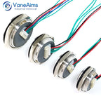 Custom Wiring Ultra Short LED Light Switch 12V 220V Momentary Waterproof IP65 Metal Push Button 19/22/25/30mm without Fixation