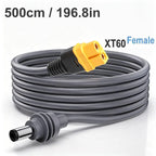 3M/1M Starlink Mini Power Cable XT60 to DC Adapter, Starlink Mini XT60 Connector to DC5521 Waterproof Plug Power Cord 5.5x2.1MM