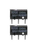 Mouse Micro Switch Original Omron D2FC-F-7N White Dot 20M Clicks Life Micro Switches 2PCS