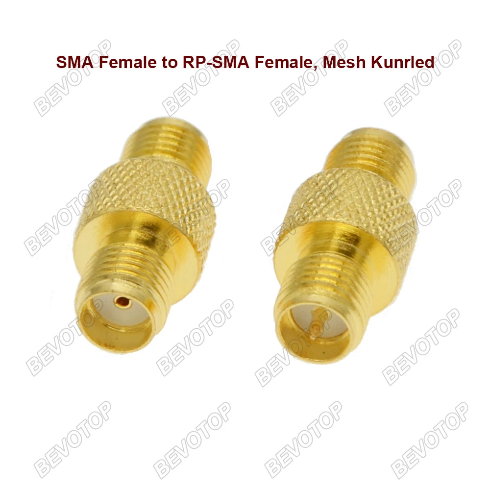 2 PCS/lot SMA / RP-SMA Female to Female jack For Raido Antenna SMA to SMA RF Coaxial Adapter Connector High Quality